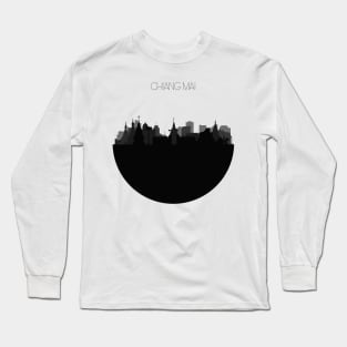 Chiang Mai Skyline Long Sleeve T-Shirt